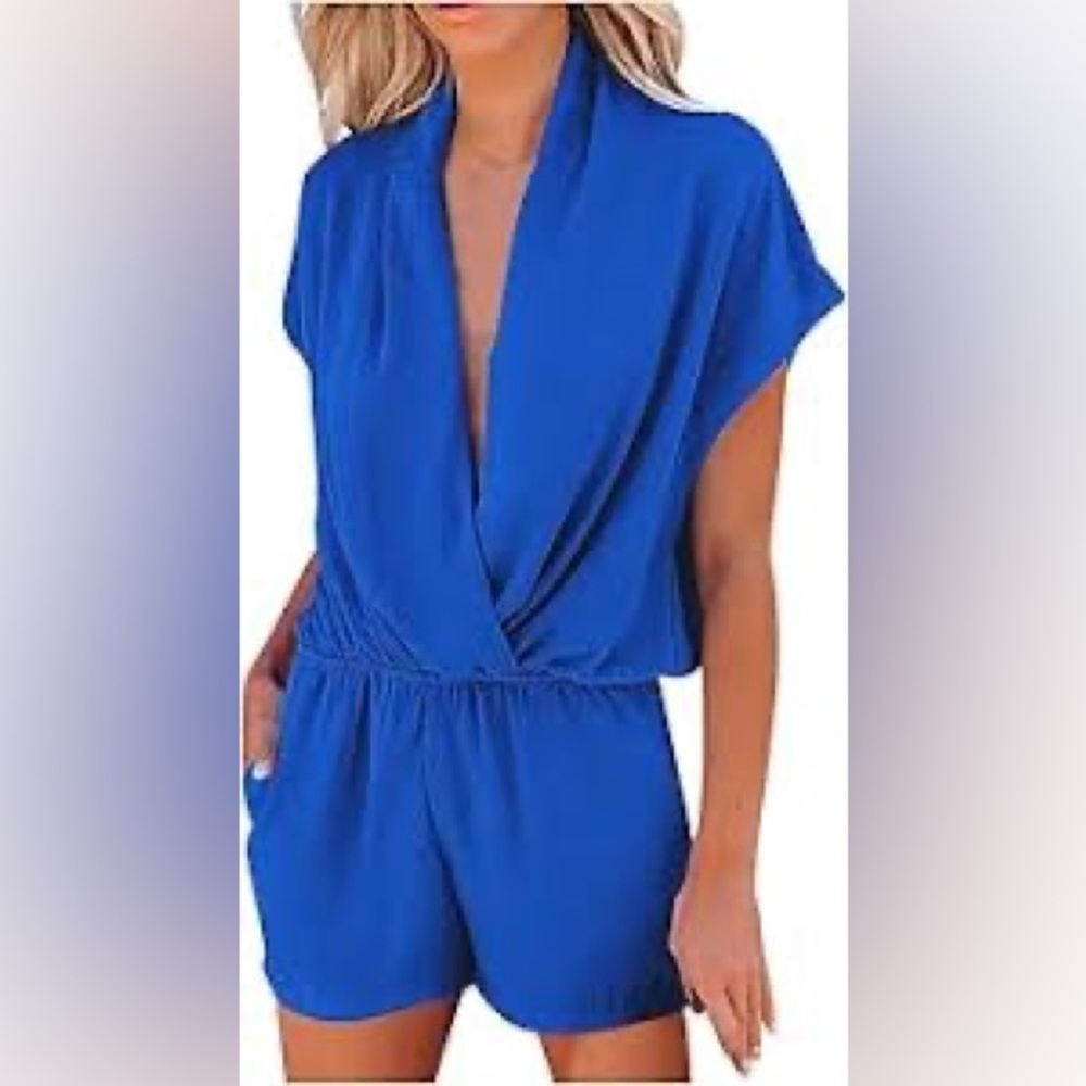 Umgee Cobalt Chic Romper